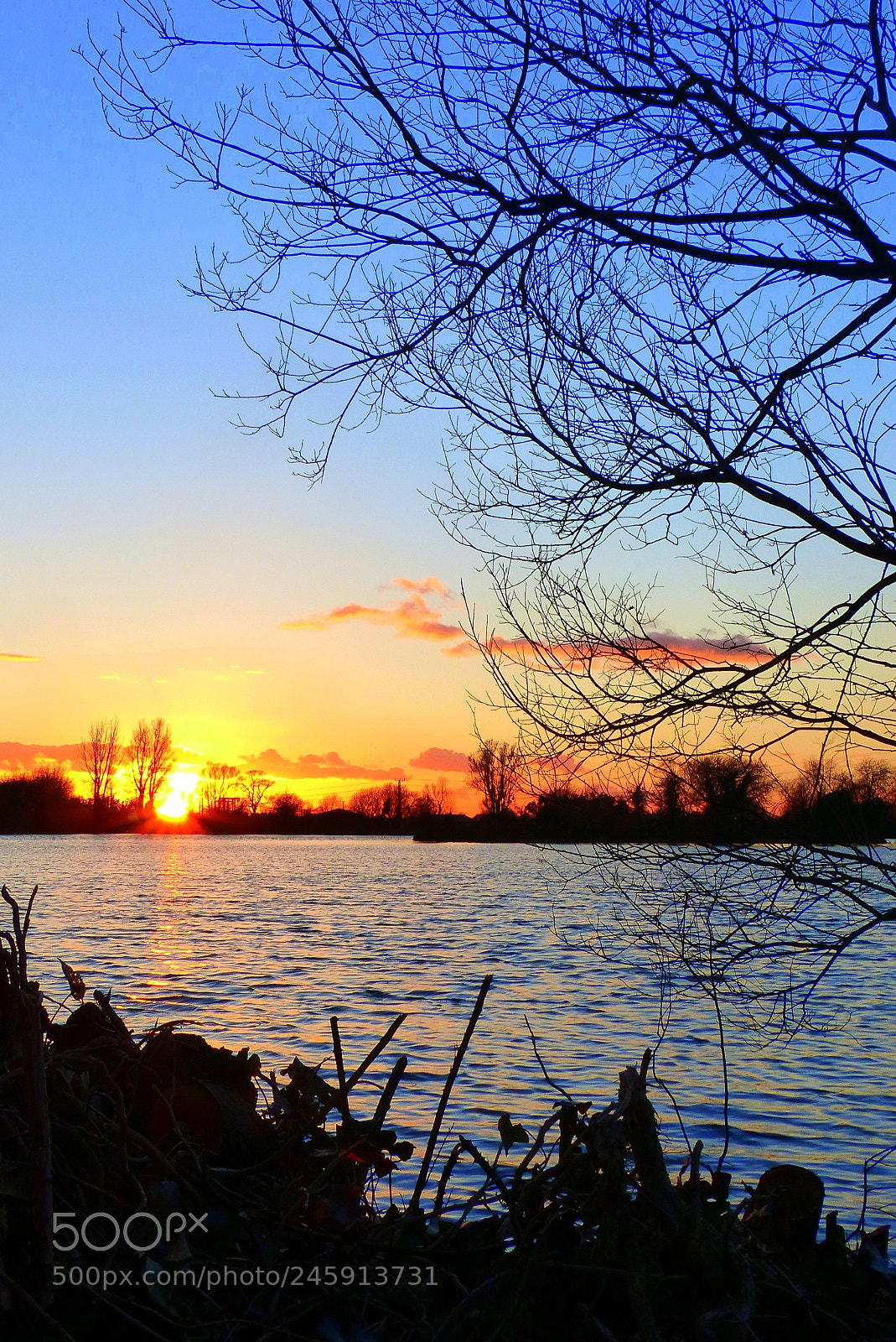Panasonic Lumix DMC-FZ200 sample photo. Lake sunset photography