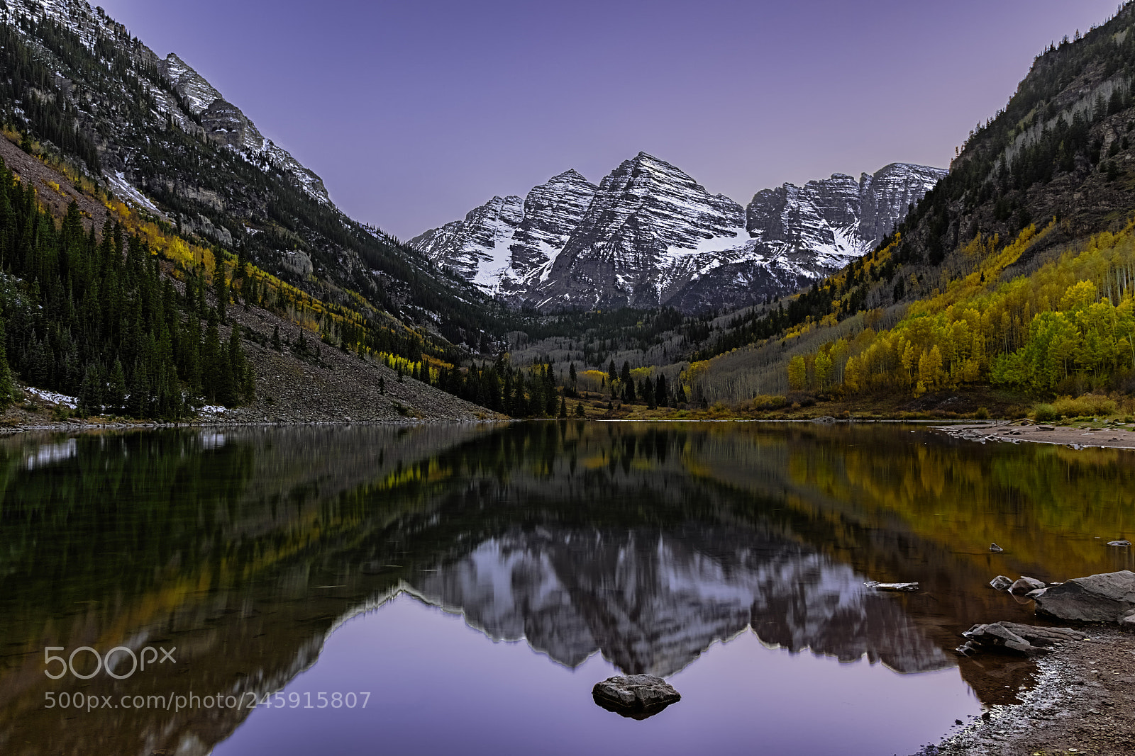 Canon EOS 7D Mark II sample photo. Maroon bells photography