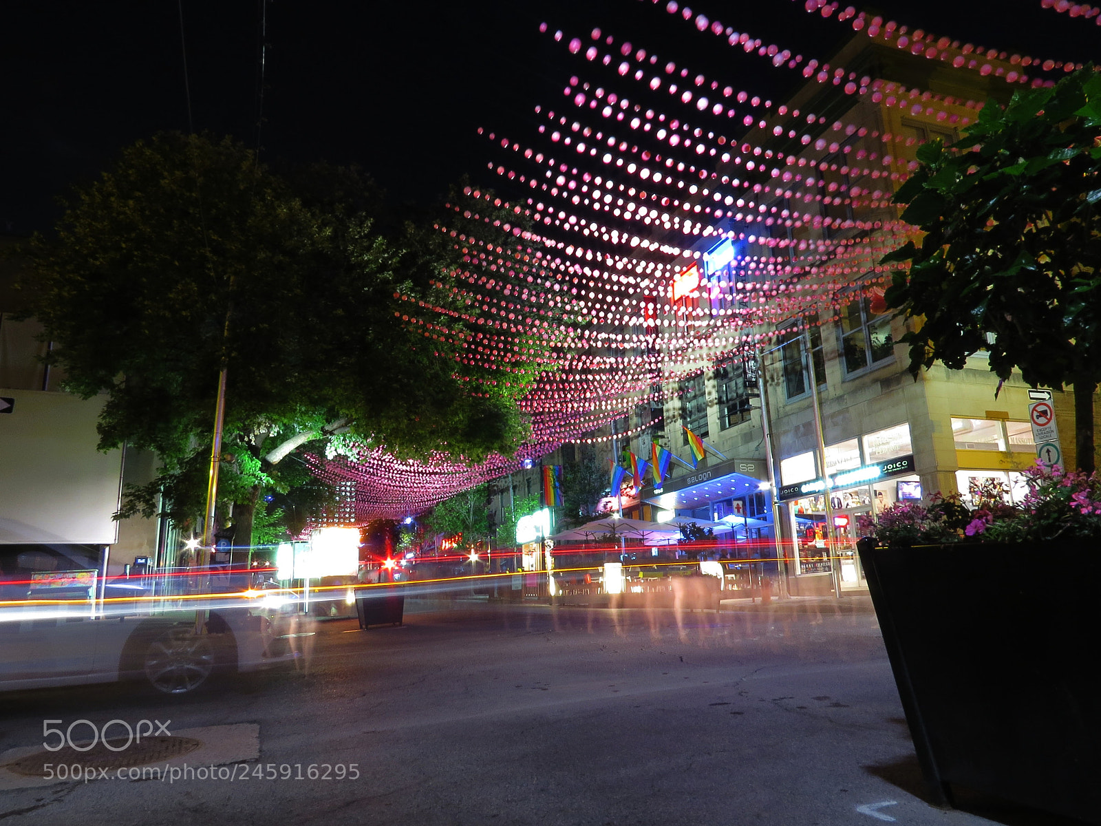 Canon PowerShot SX50 HS sample photo. The village at night photography