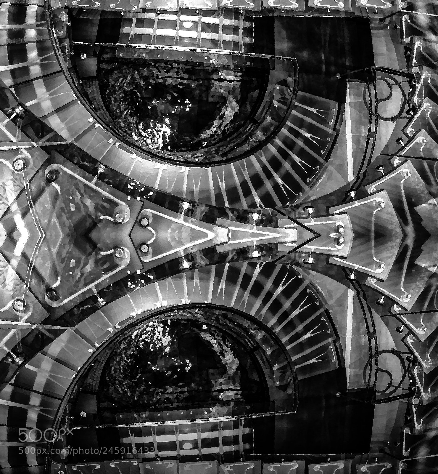 Samsung Galaxy S8 sample photo. Glass stairway photography