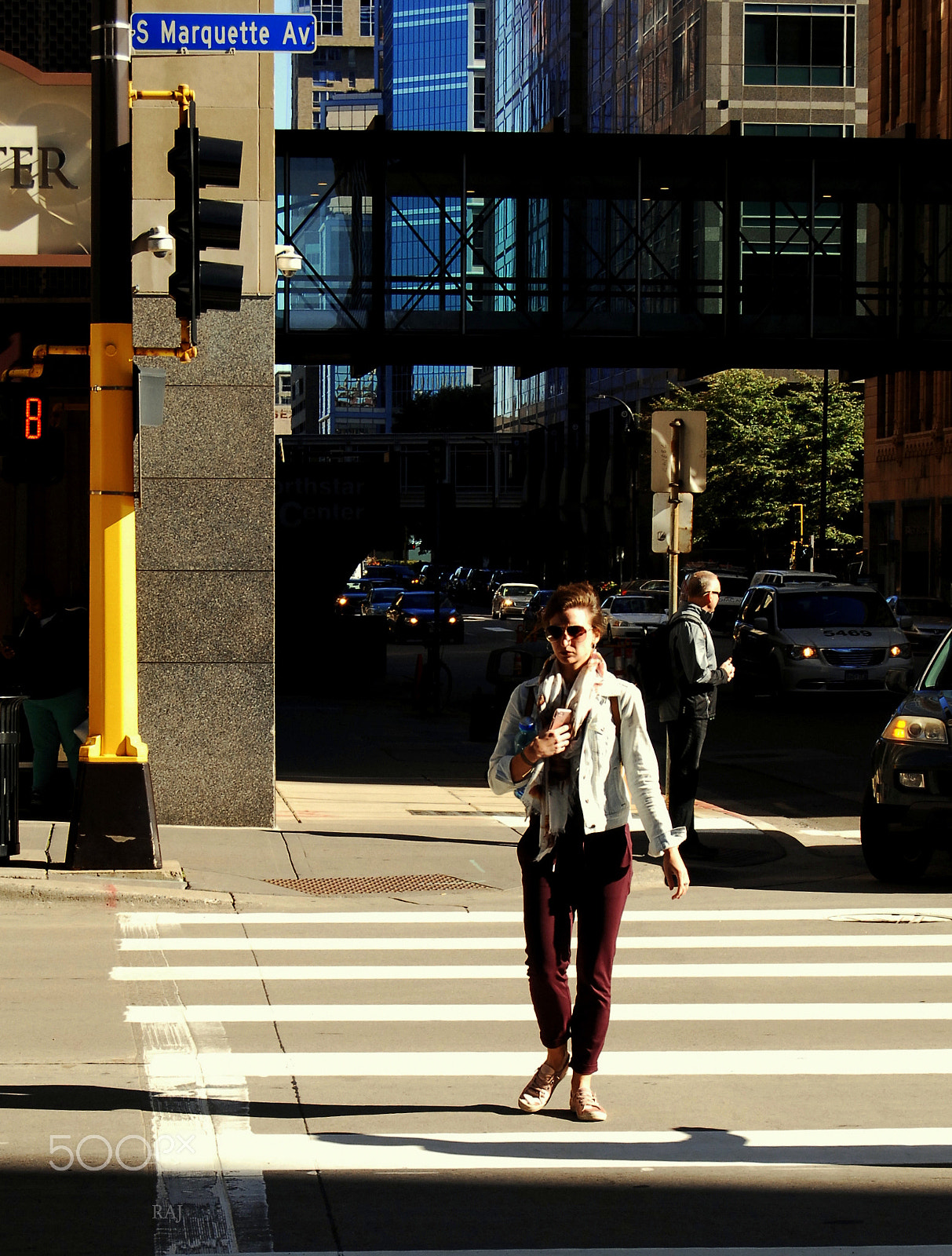 Nikon D2Xs sample photo. Marquette avenue - late afternoon photography