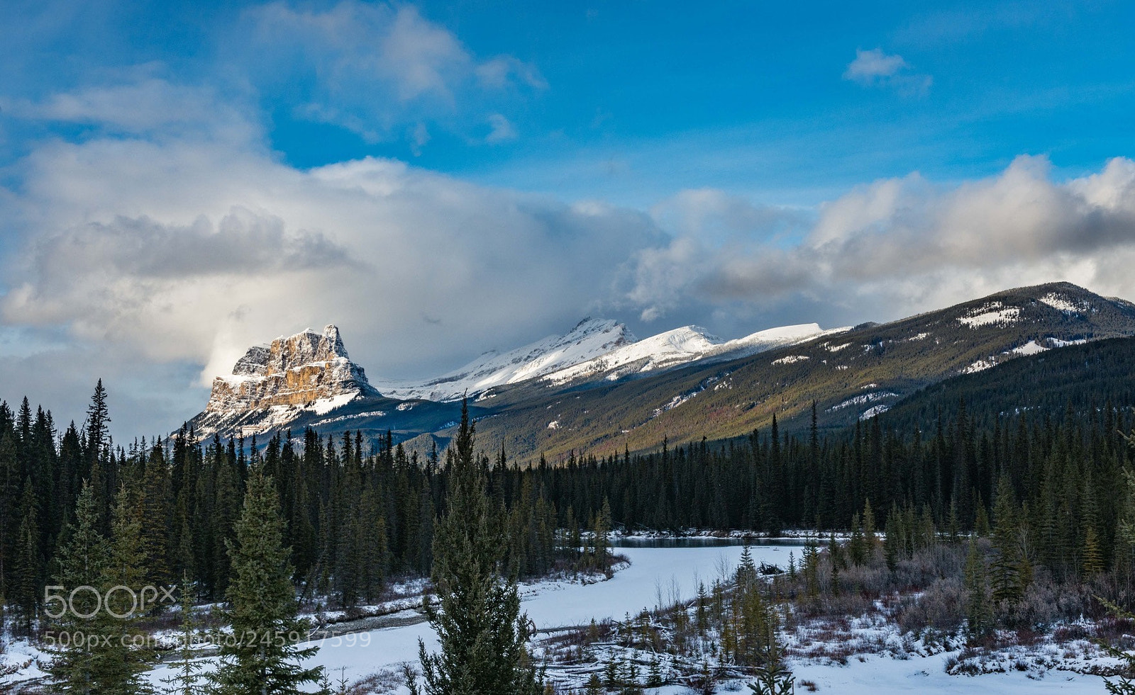 Nikon D800 sample photo. Castle mountain, banff national photography