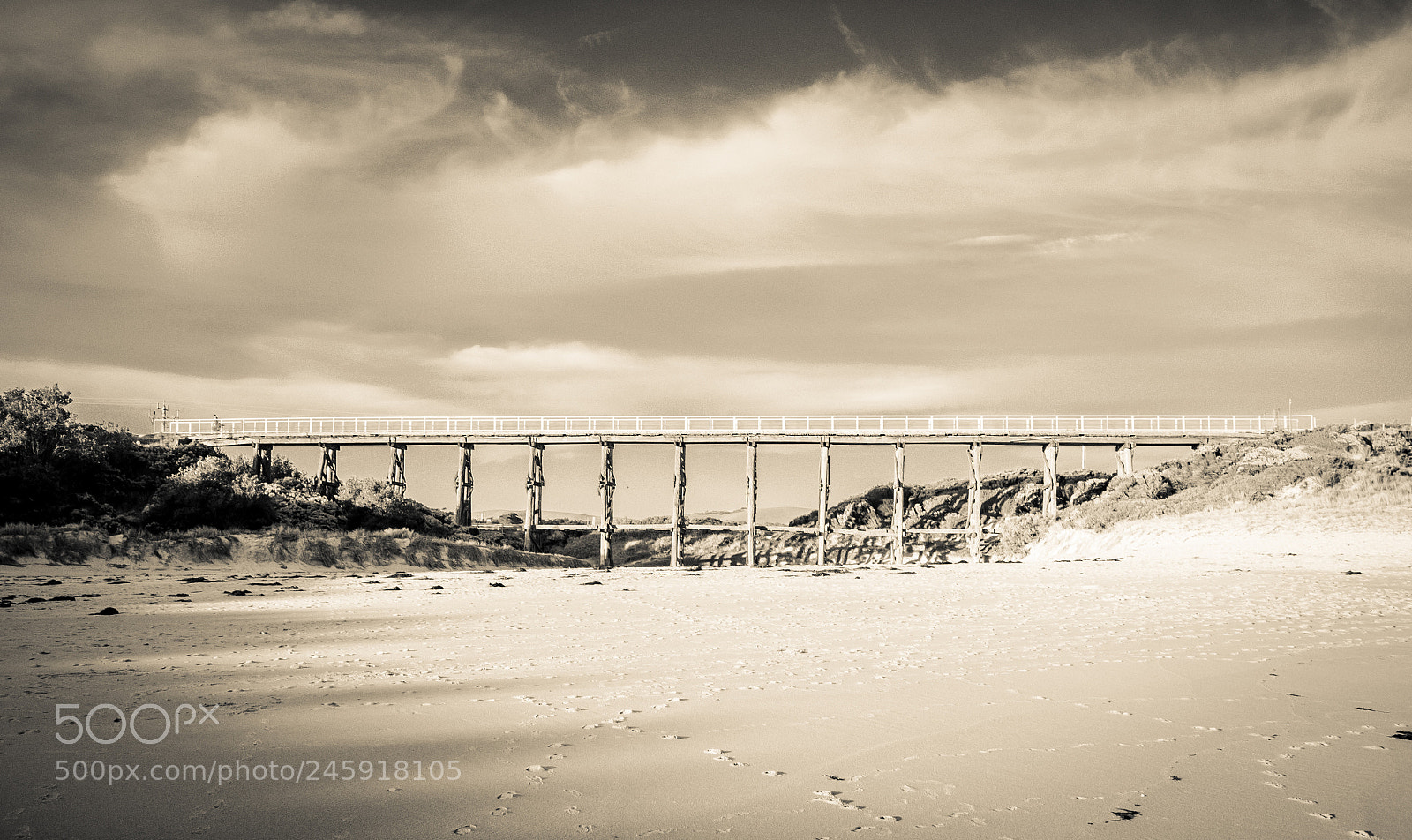 Nikon D5100 sample photo. Trestle bridge photography