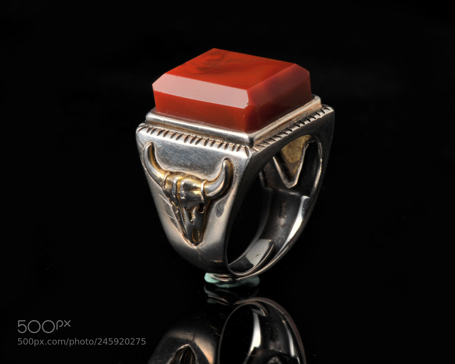 Nikon D300S sample photo. Chinese red agate ring photography