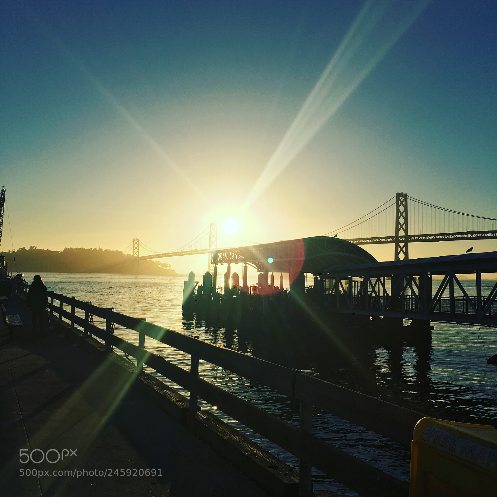 Apple iPhone 6s Plus sample photo. Mornings on the pier photography