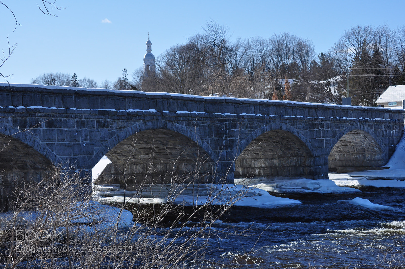 Nikon D5000 sample photo. Five span bridge photography