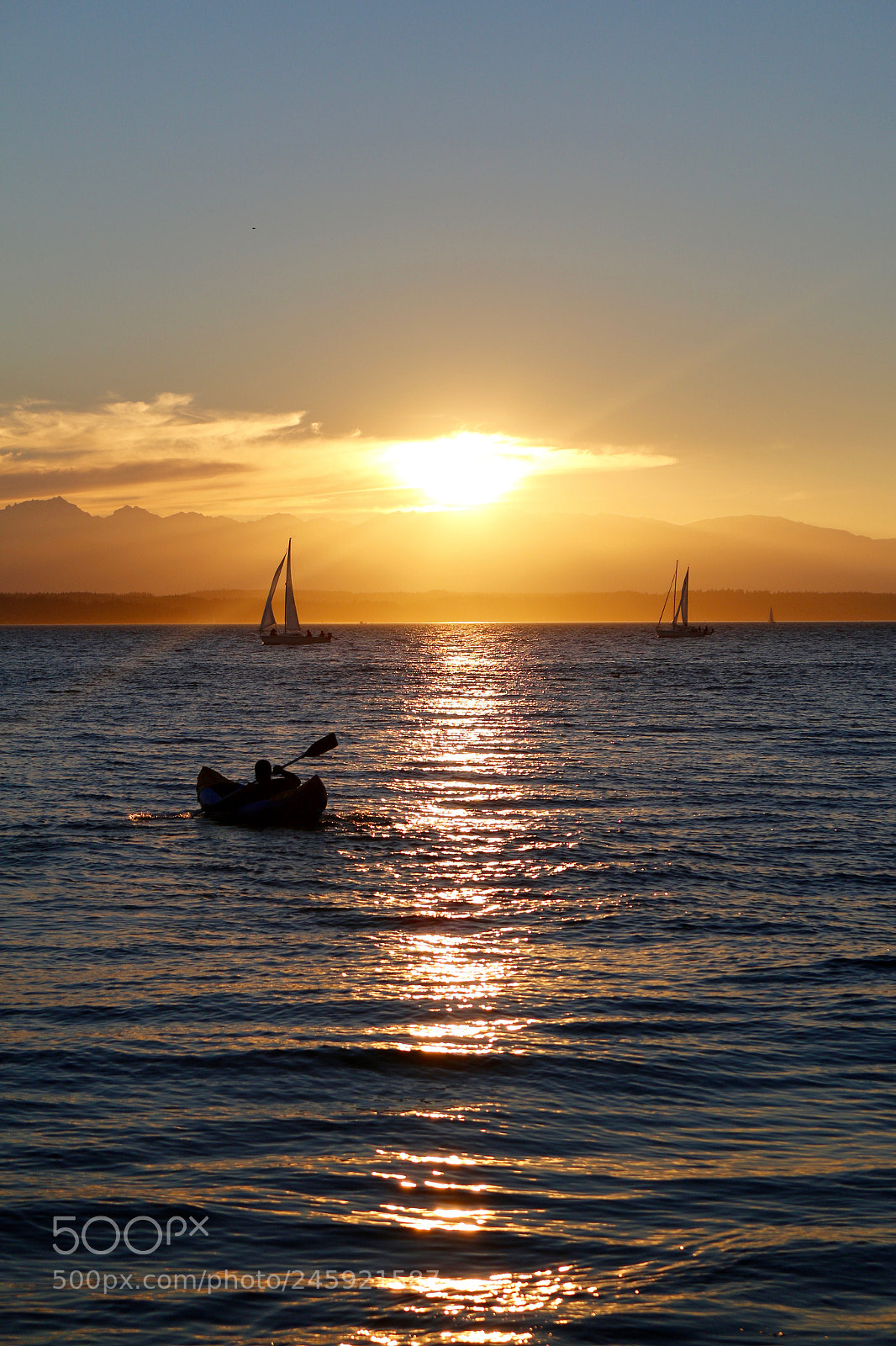 Canon EOS 70D sample photo. Sunset in seattle photography