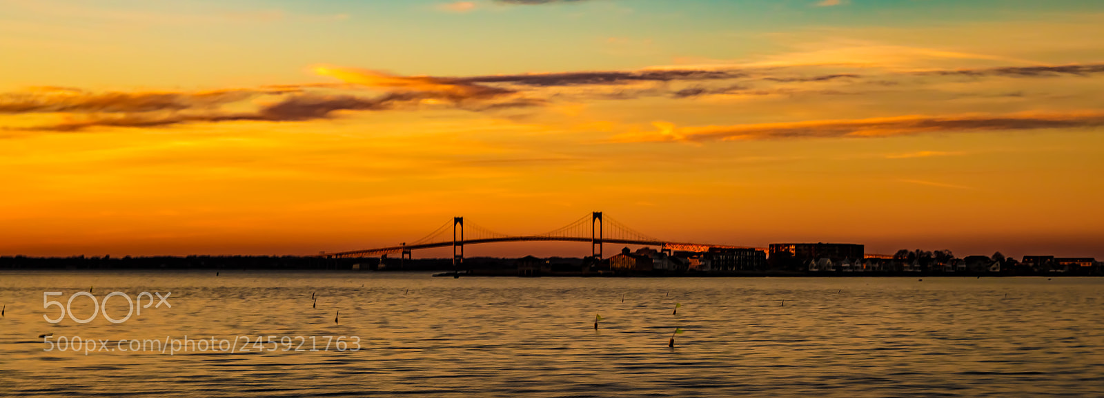 Canon EOS 750D (EOS Rebel T6i / EOS Kiss X8i) sample photo. Newport bridge around sunset photography