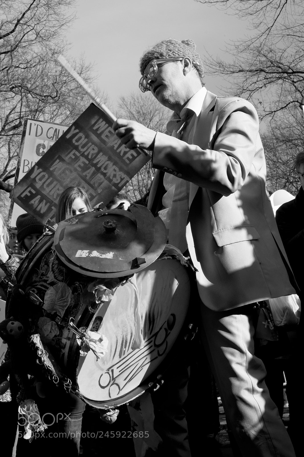 Fujifilm X-T2 sample photo. Women's march nyc 2018 photography