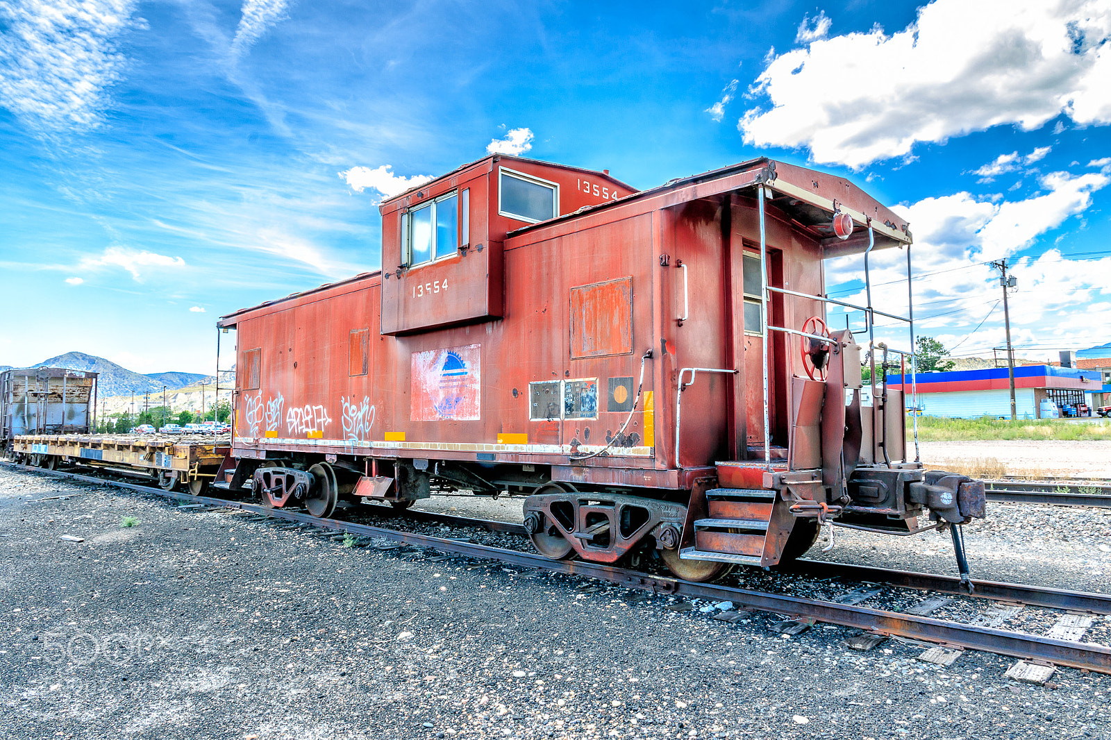Canon EOS 7D Mark II sample photo. Old caboose in canon photography
