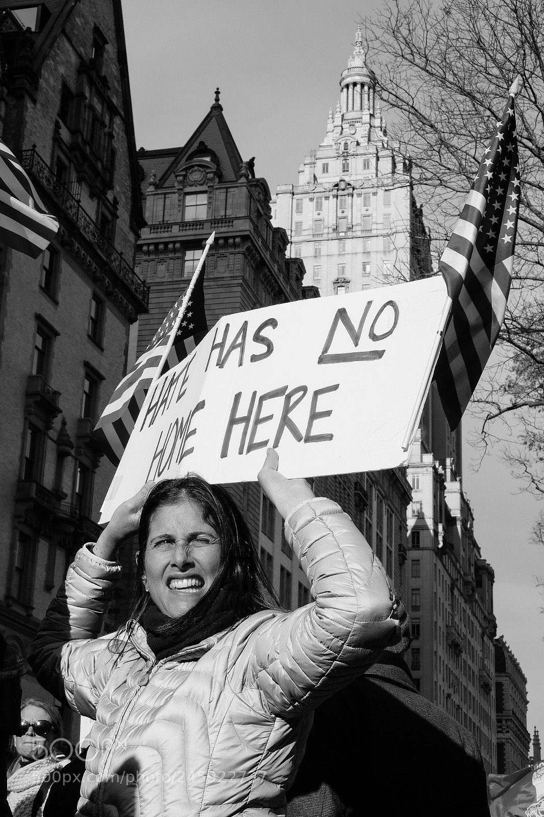 Fujifilm X-T2 sample photo. Women's march nyc photography