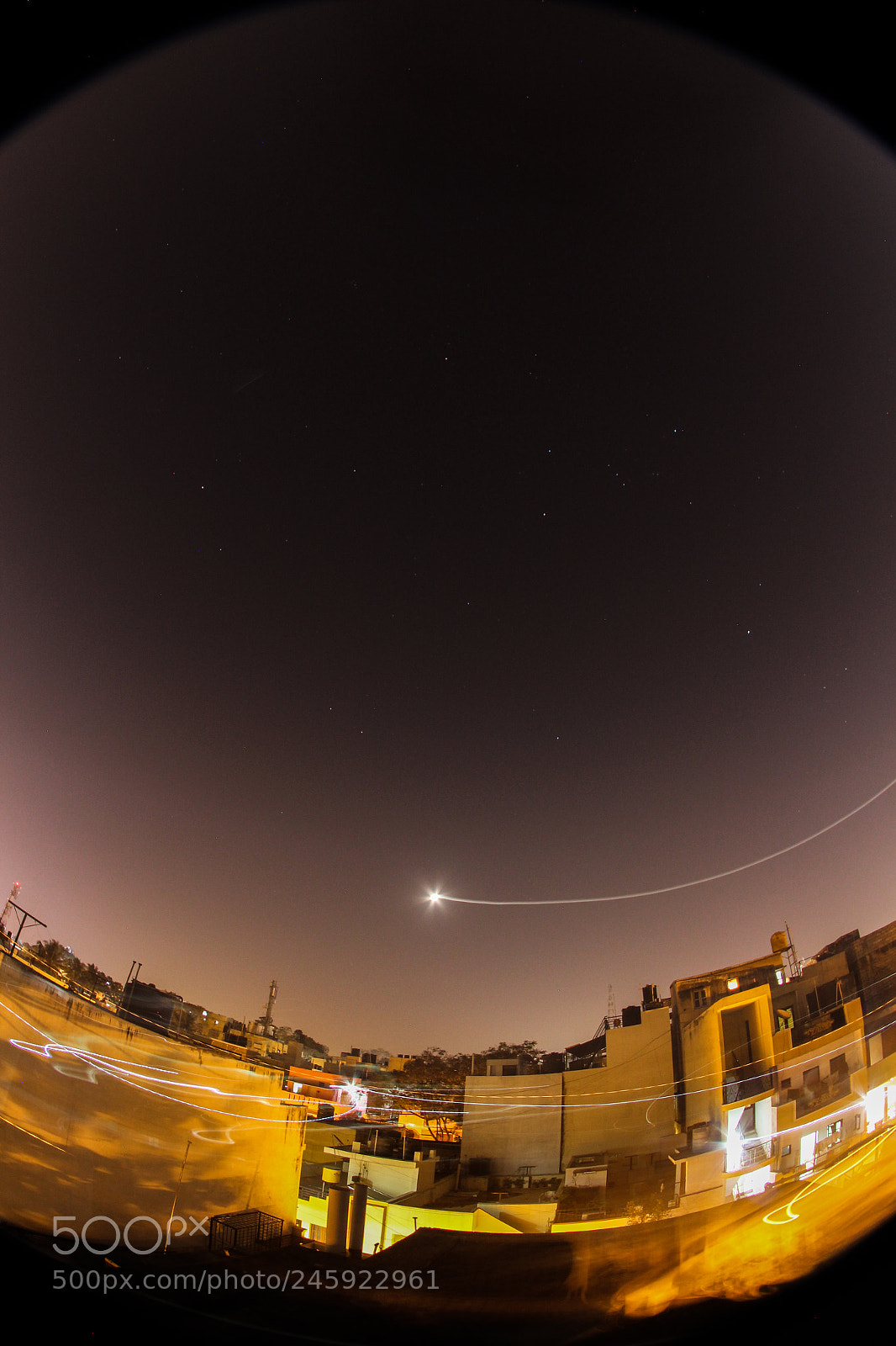 Canon EOS 600D (Rebel EOS T3i / EOS Kiss X5) sample photo. Night trail photography