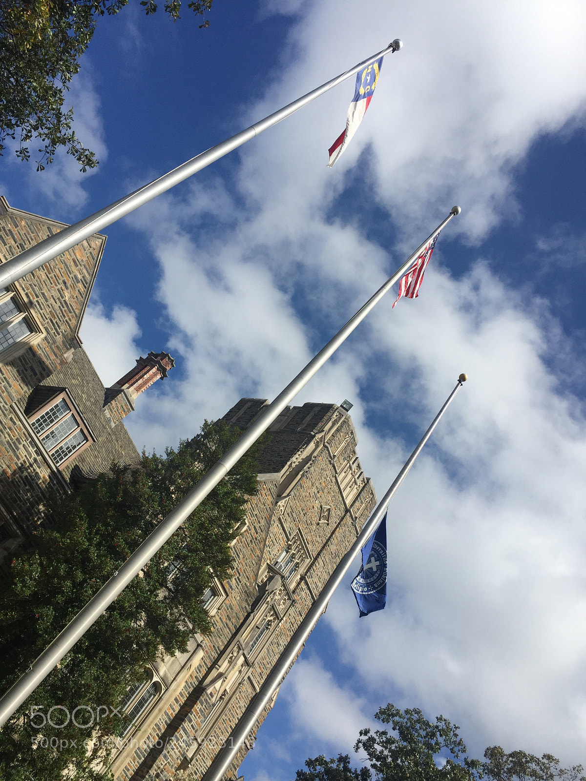 Apple iPhone 6 sample photo. Tower at duke university photography