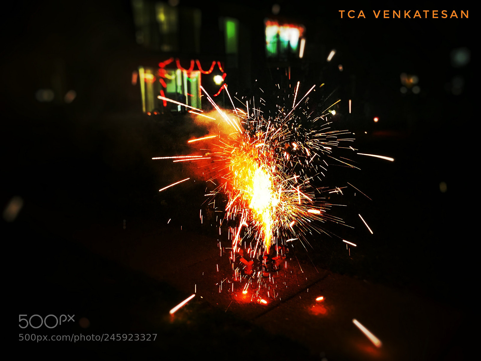 Apple iPhone 6 sample photo. Diwali fireworks photography