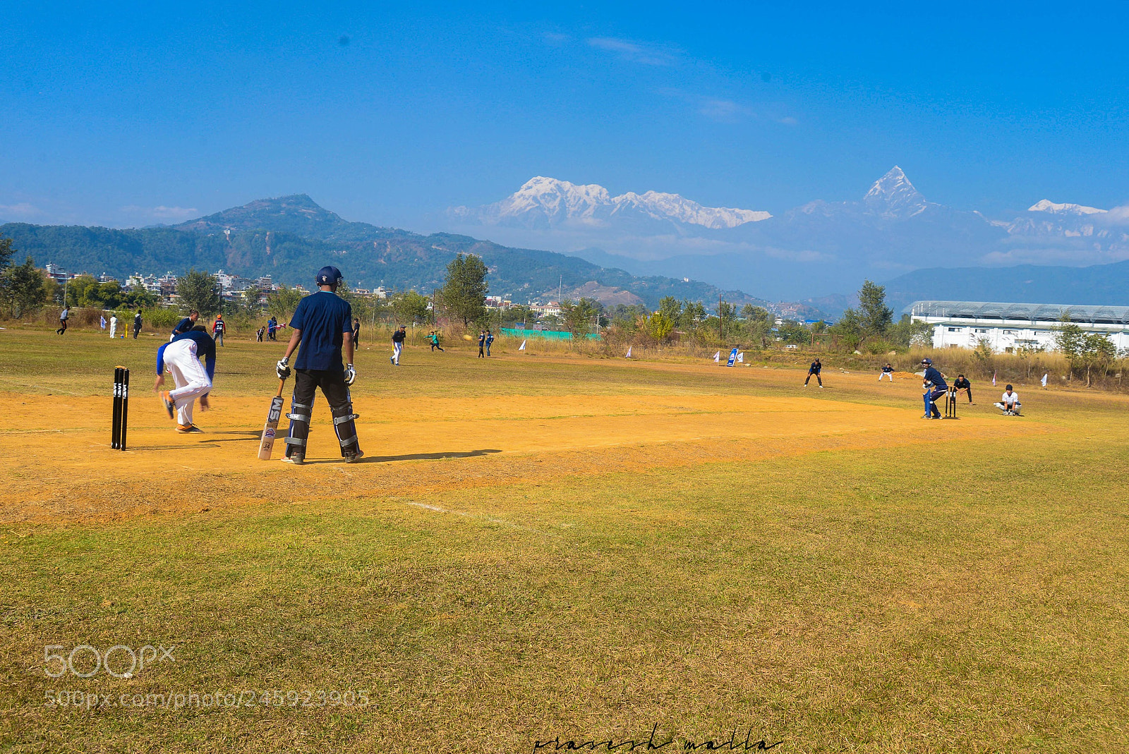 Nikon D610 sample photo. Npl cricket league photography