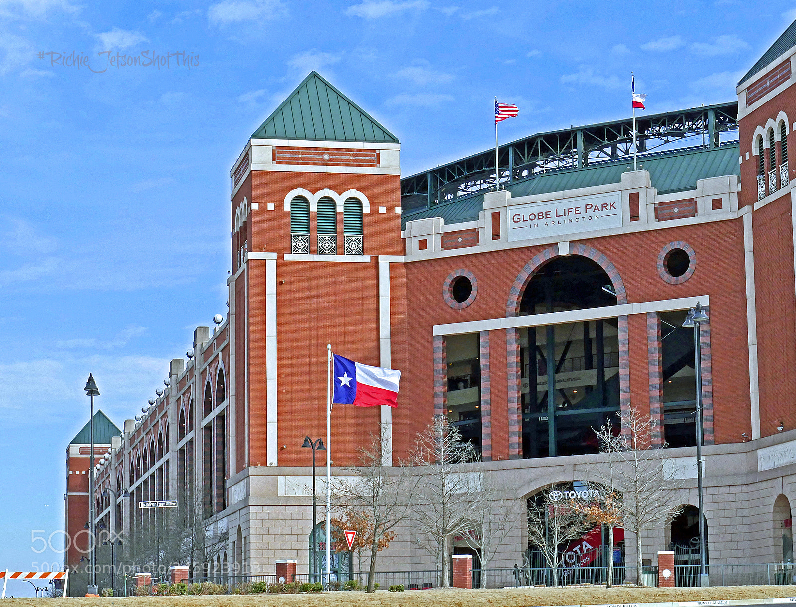 Panasonic Lumix DMC-G7 sample photo. Ranger stadium wide edited photography