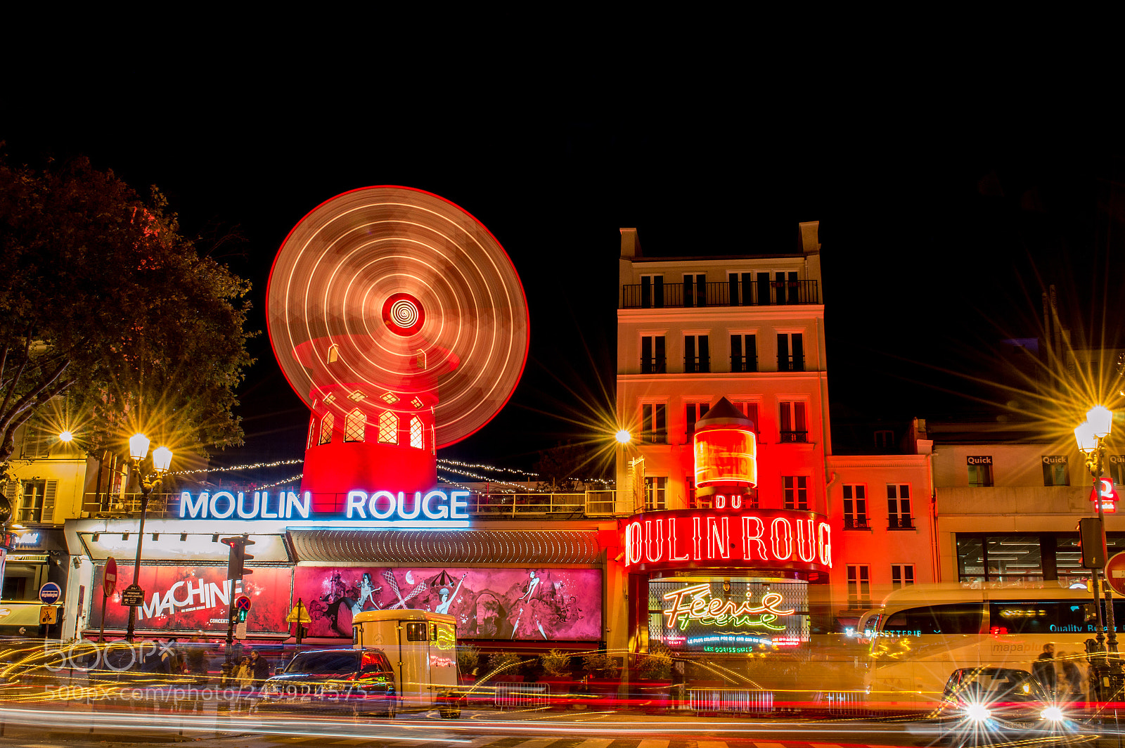 Nikon D3200 sample photo. Moulin rouge - paris photography