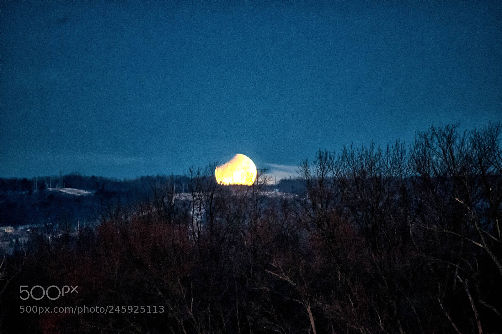 Nikon D300 sample photo. Blue blood moon photography