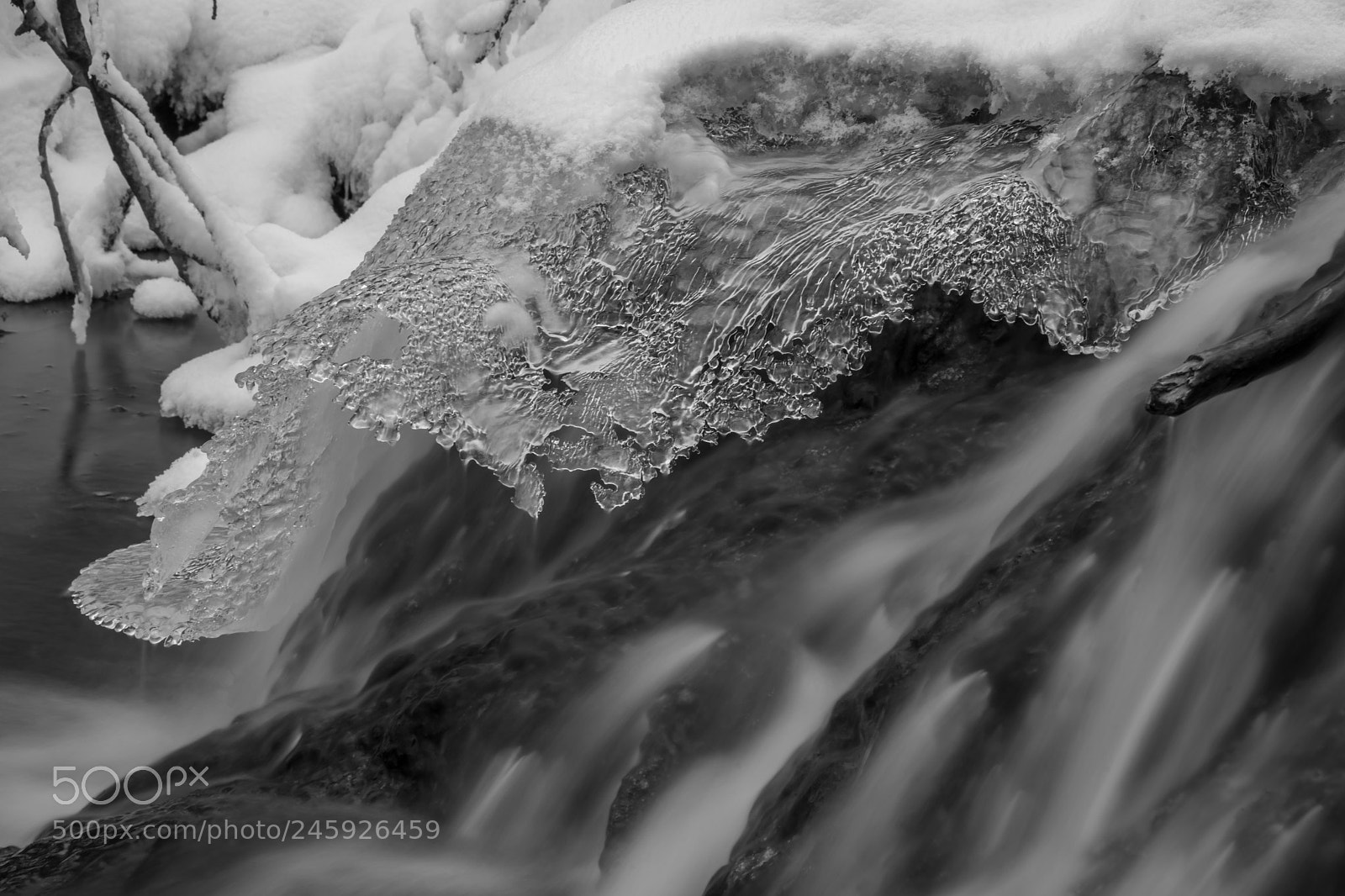 Sony a7 II sample photo. Winter flow photography