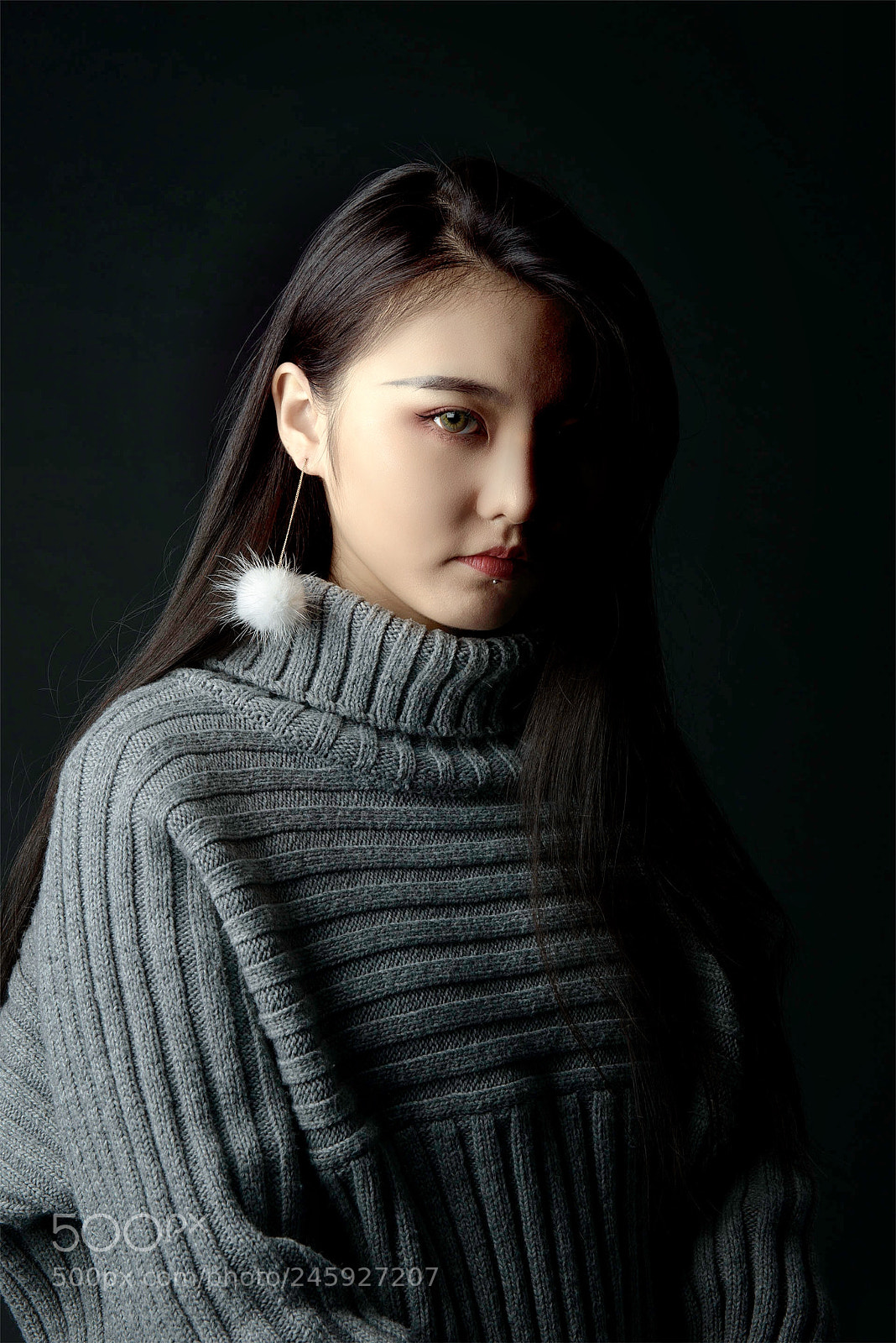 Nikon D800 sample photo. Split lighting. photography