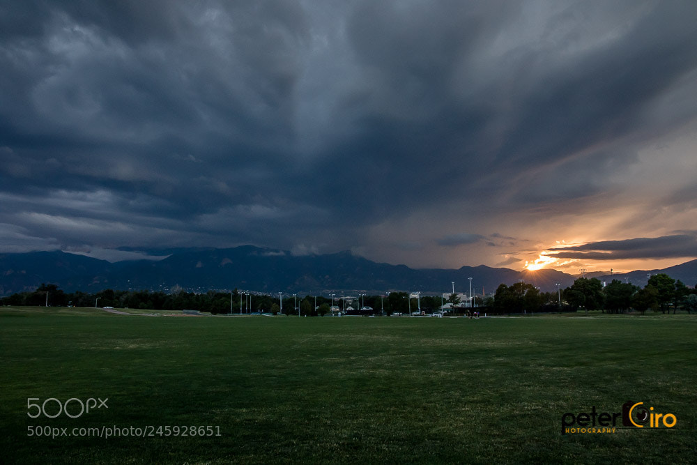 Canon EOS 7D Mark II sample photo. Colorado storm photography
