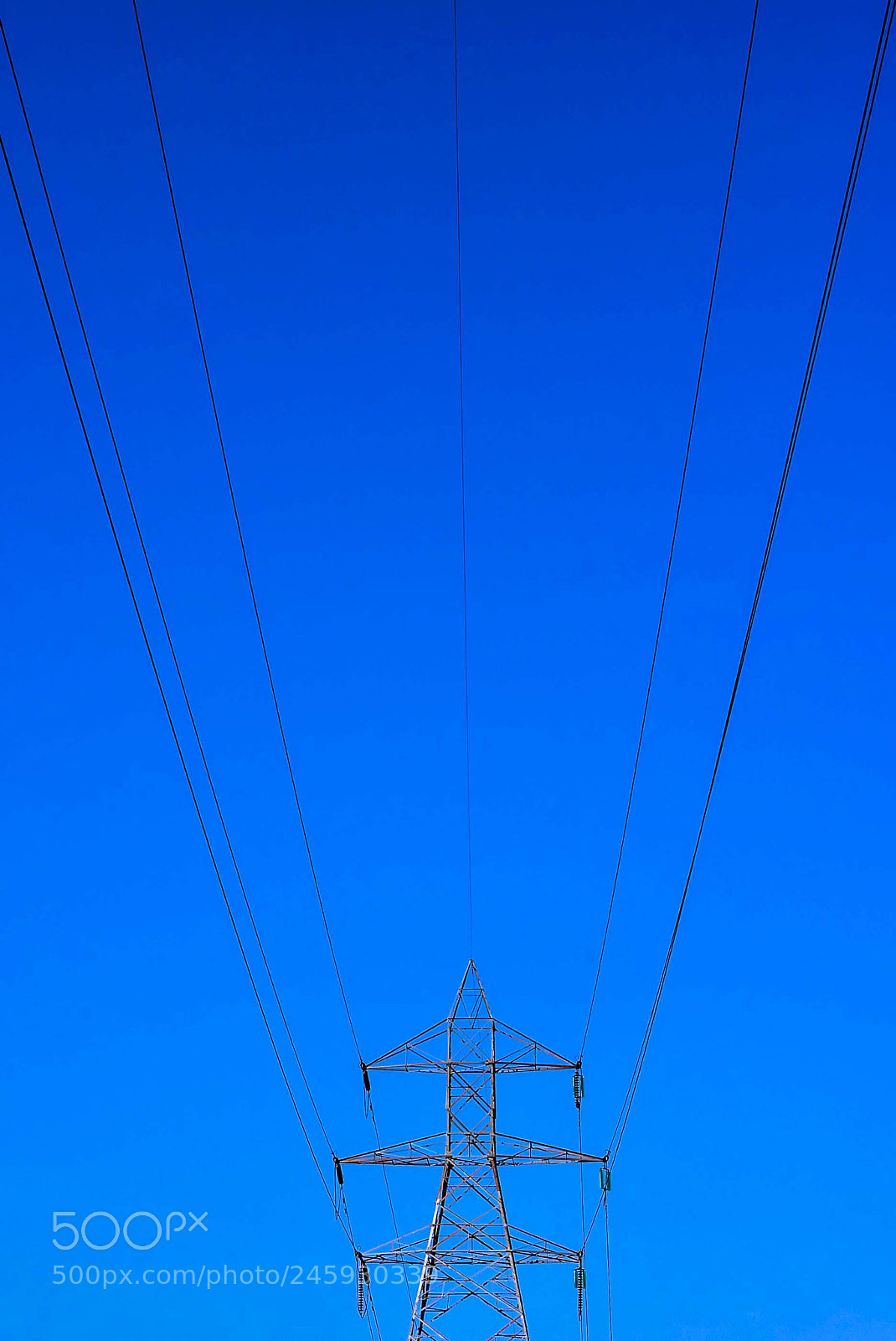 Nikon D7200 sample photo. Power lines photography