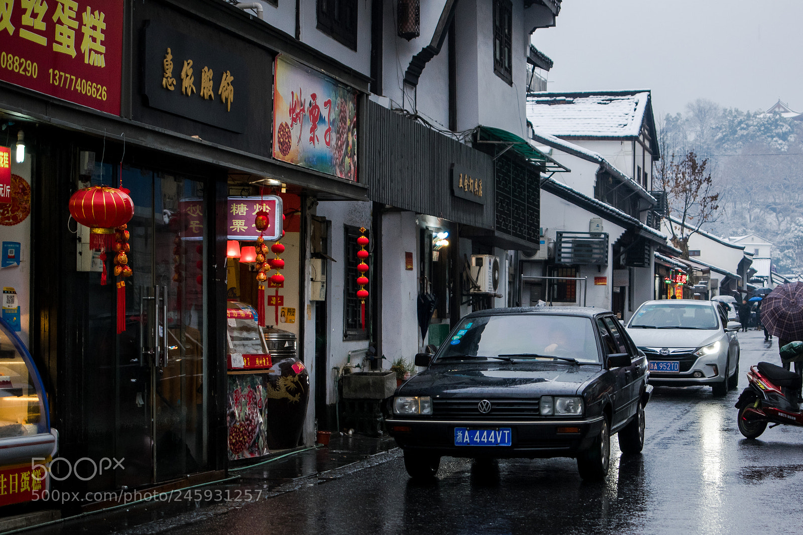 Pentax K-3 II sample photo. 雨雪小镇.jpg photography