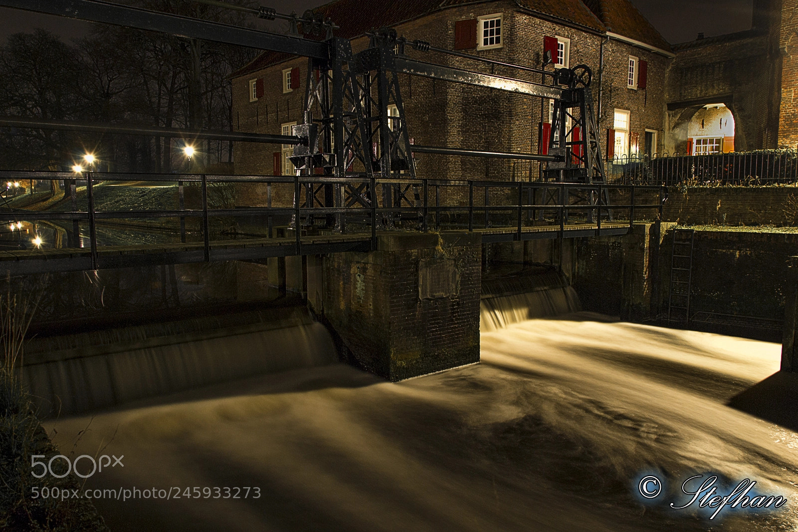Nikon D3100 sample photo. Water by night photography