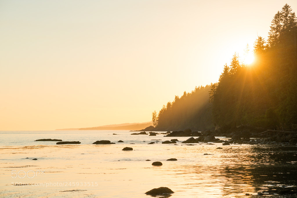Nikon D800 sample photo. Chin beach sunset photography