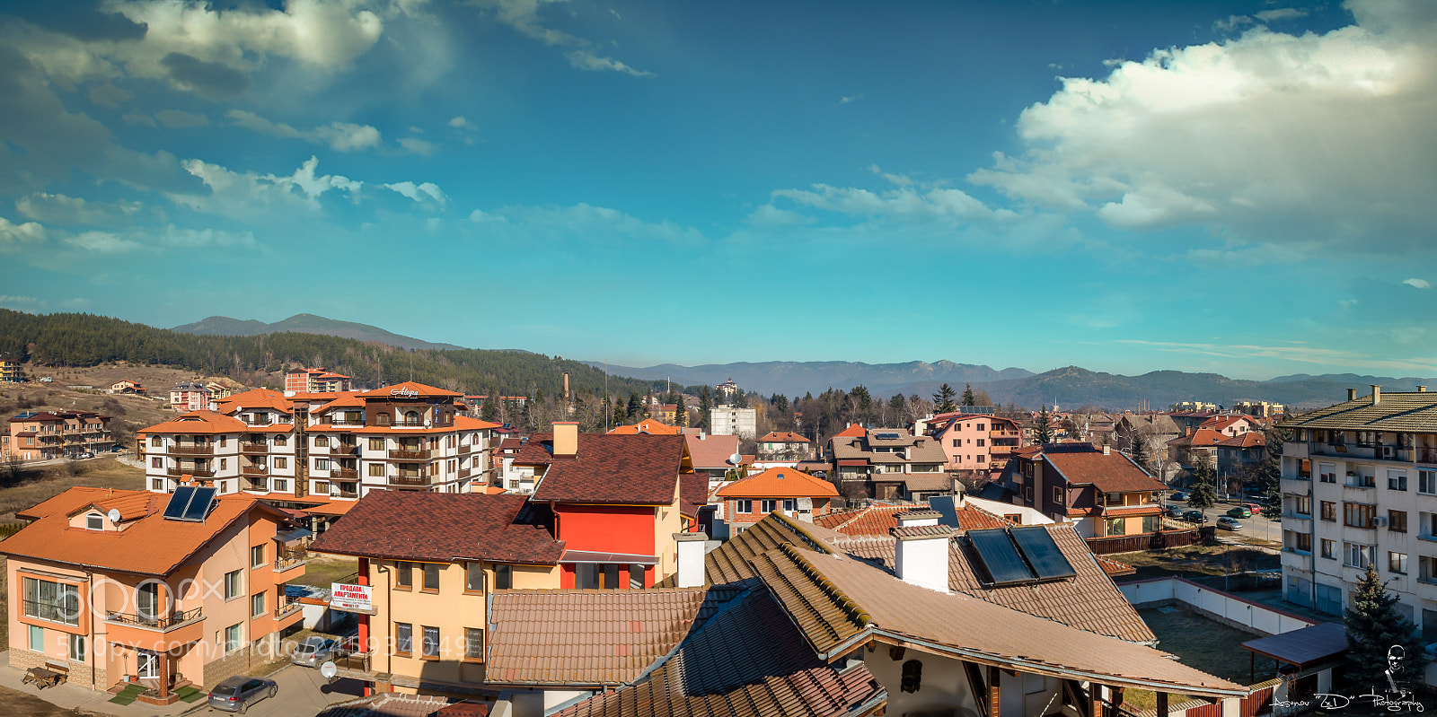 Nikon D5500 sample photo. City panorama photography