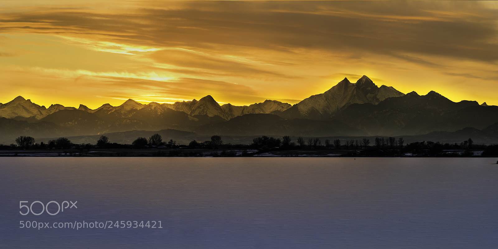 Nikon D810 sample photo. Orange mountain sunset photography