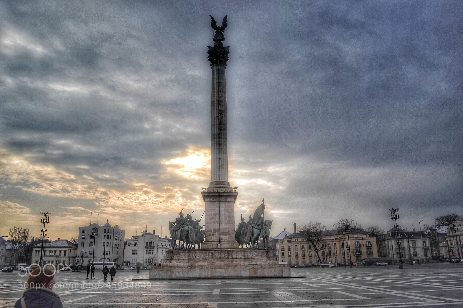 Nikon D3100 sample photo. Heroes square, budapest. taken photography