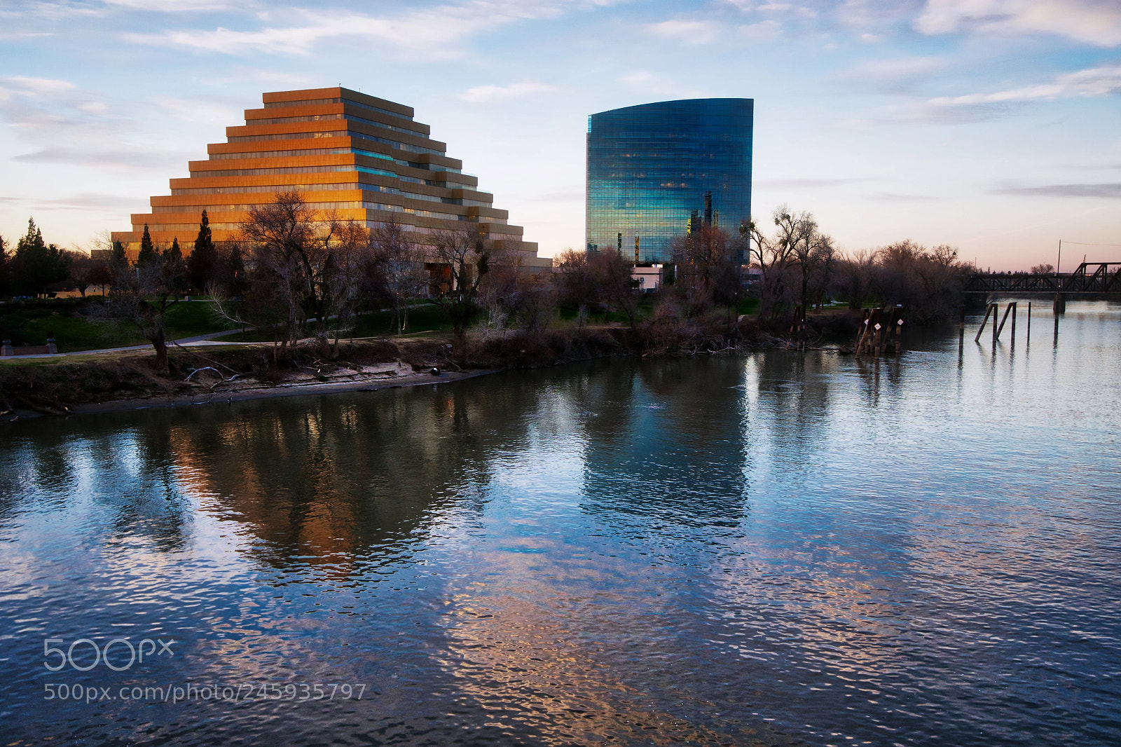 Sony a7 II sample photo. Sony 3669 river towers photography