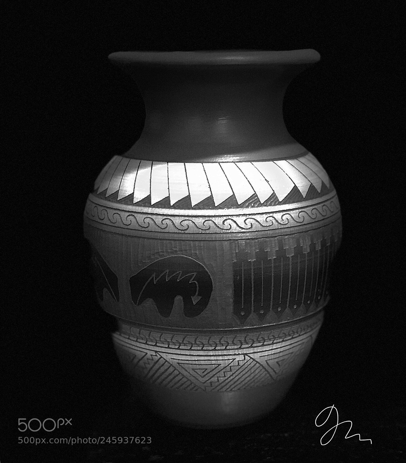 Apple iPhone X sample photo. A vase hand-made by photography