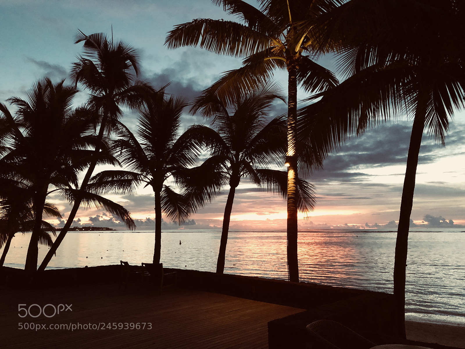Apple iPhone X sample photo. Sunset in mauritius photography