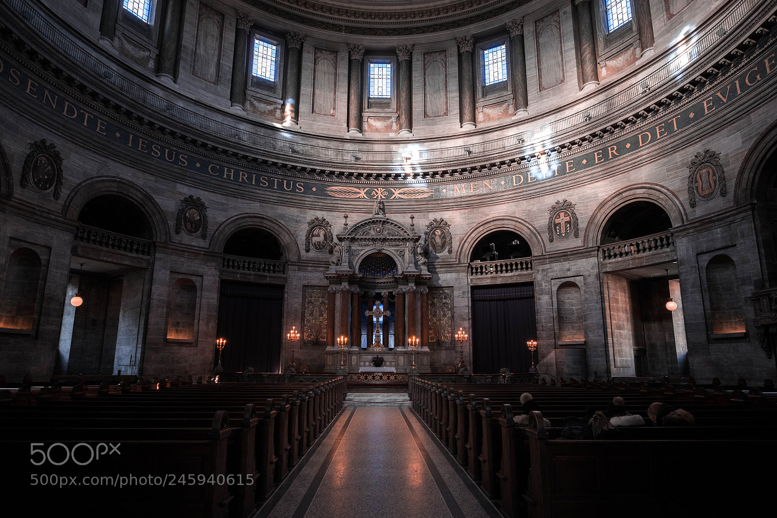 Fujifilm X-T1 sample photo. Fredericks churh, copenhagen photography