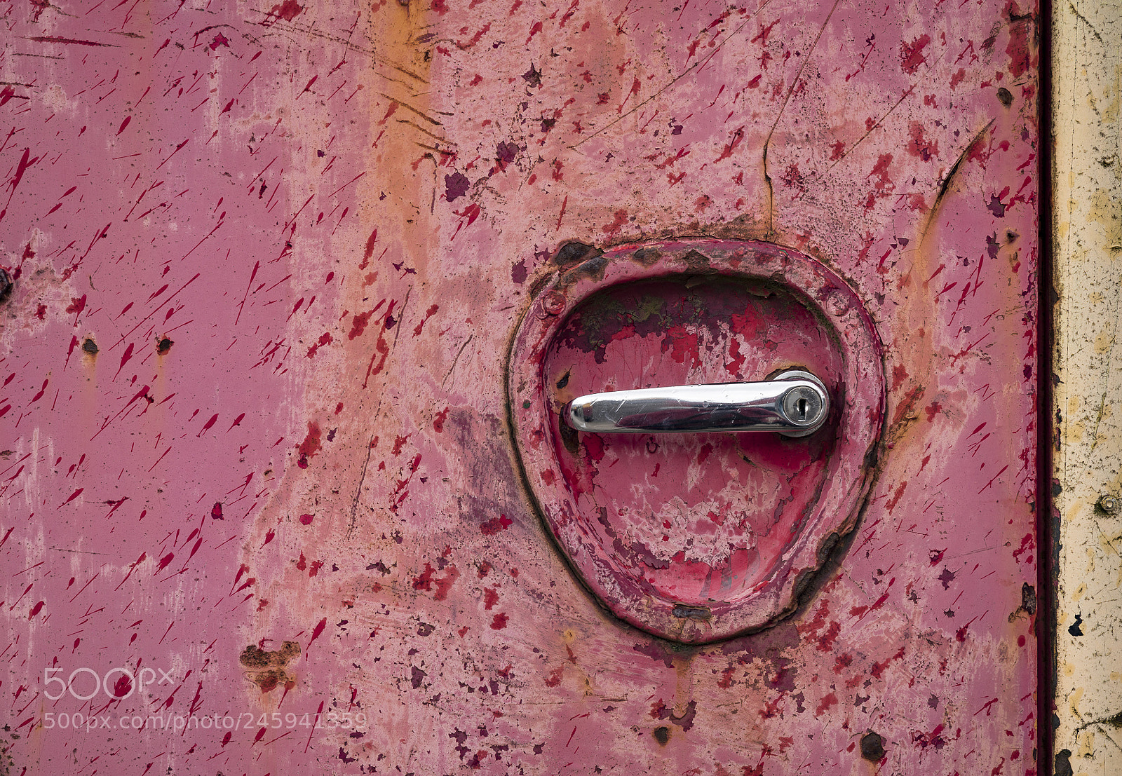 Sony a7R III sample photo. Handle on pink photography