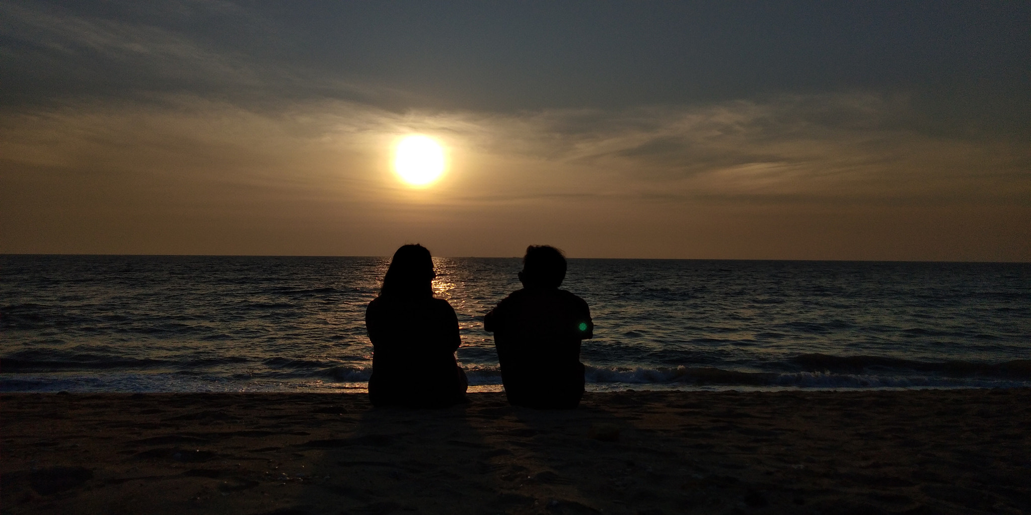 vivo 1716 sample photo. Love in sunset photography