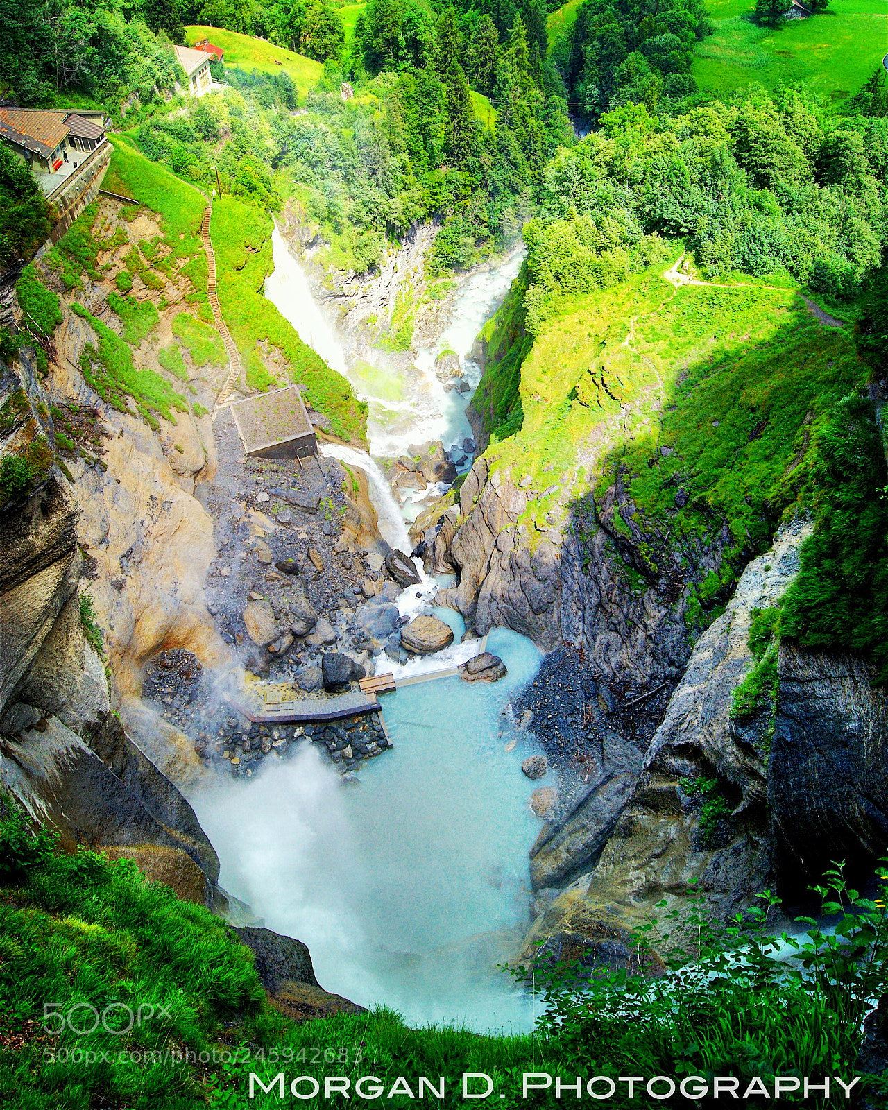 Sony Alpha DSLR-A380 sample photo. Reichenbachfall, be photography