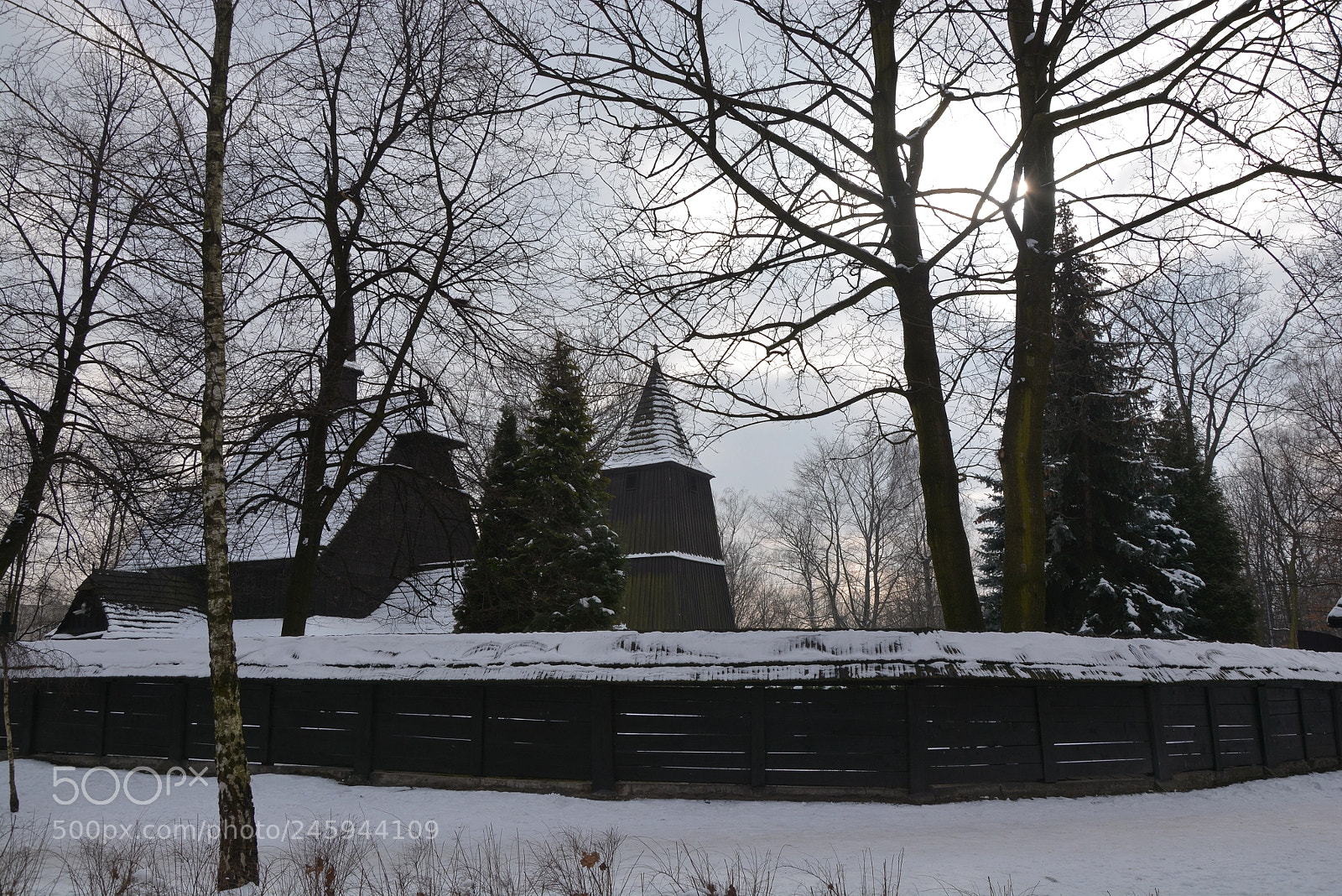 Nikon D7100 sample photo. Old wooden church photography