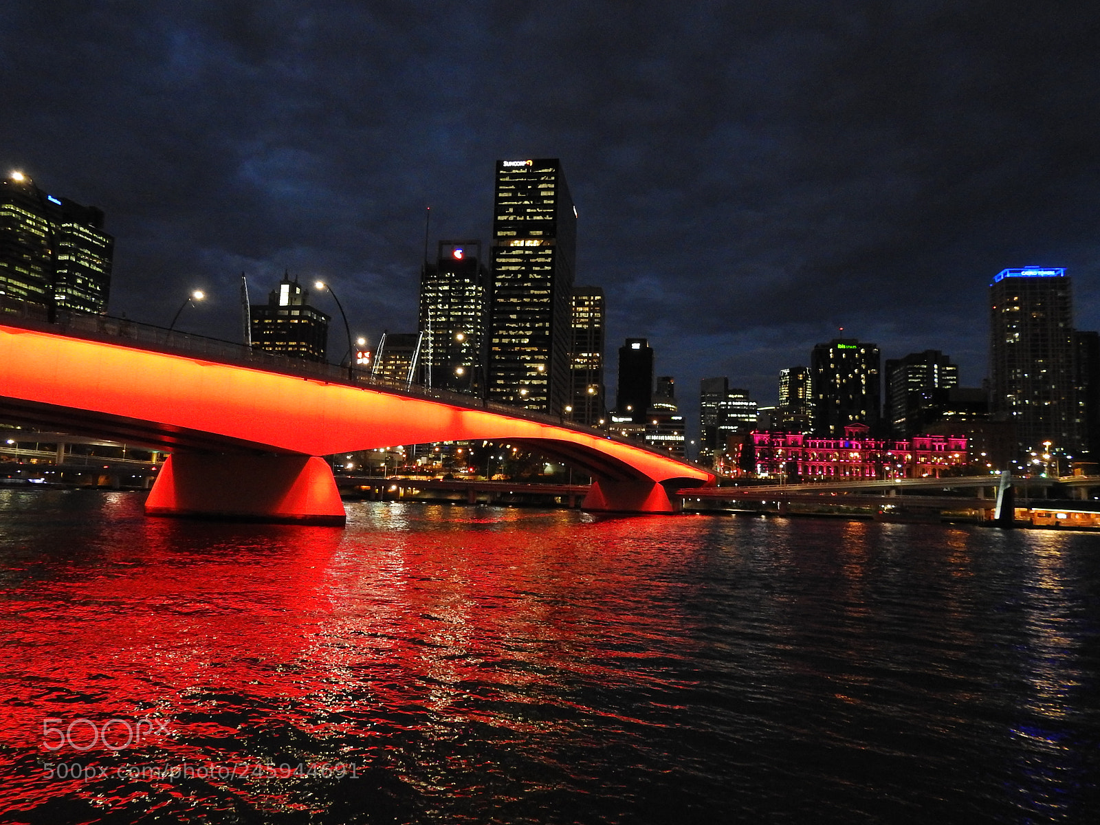 Nikon Coolpix P900 sample photo. Brisbane after dark 2 photography
