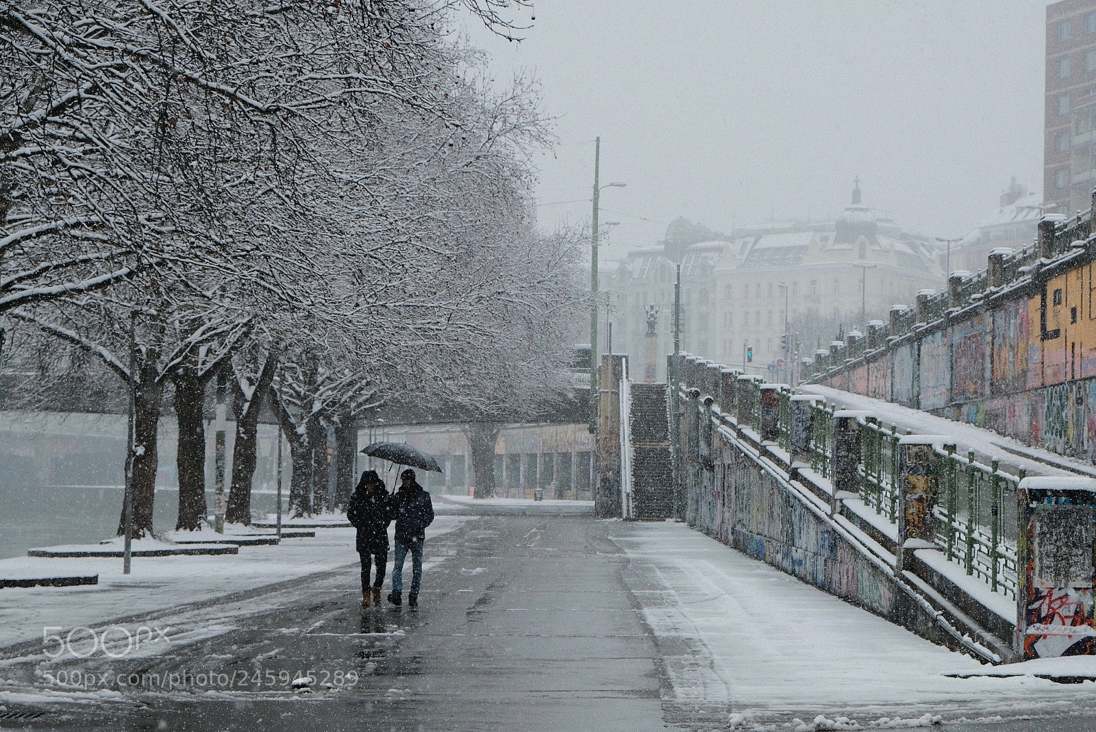 Fujifilm X-T20 sample photo. Snow in danube photography