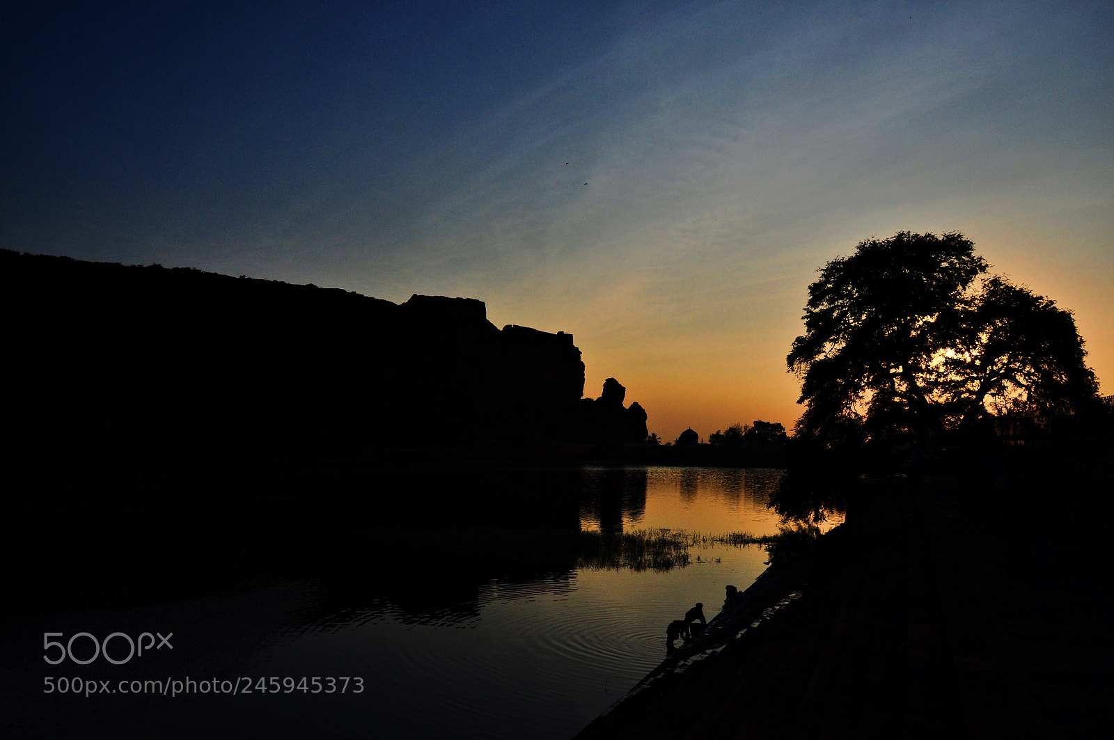 Nikon D90 sample photo. (lake side evening view) photography