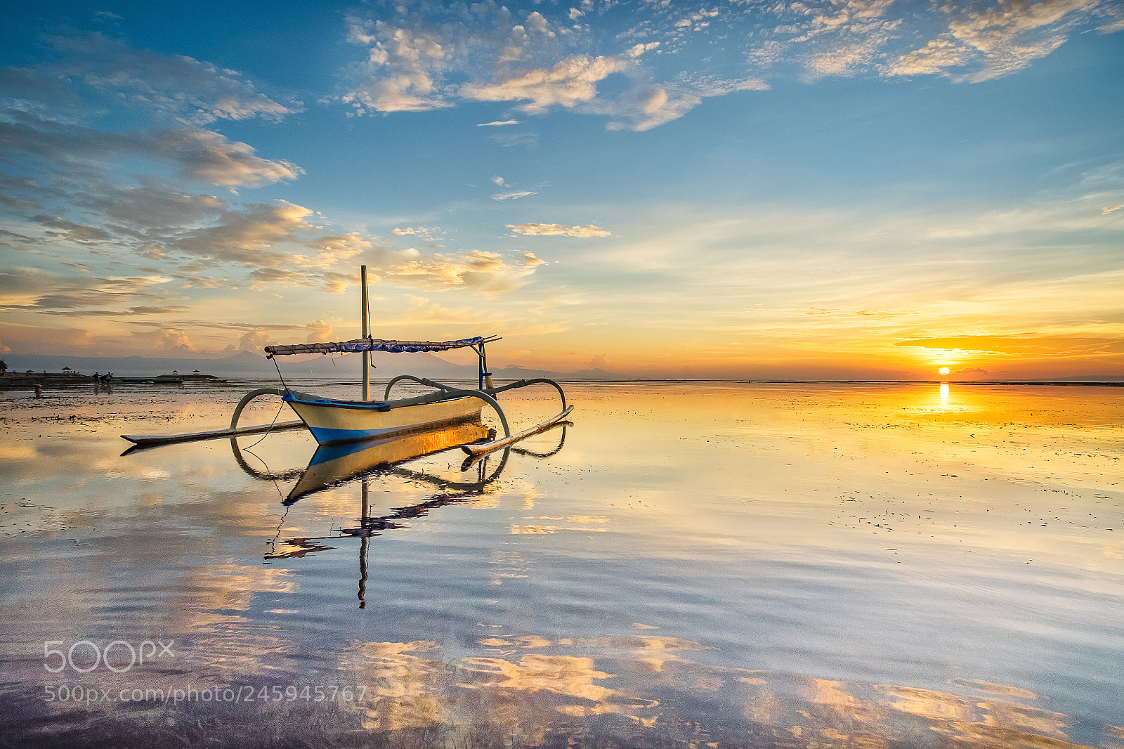 Fujifilm X-T1 sample photo. Sunrise mirror in bali photography