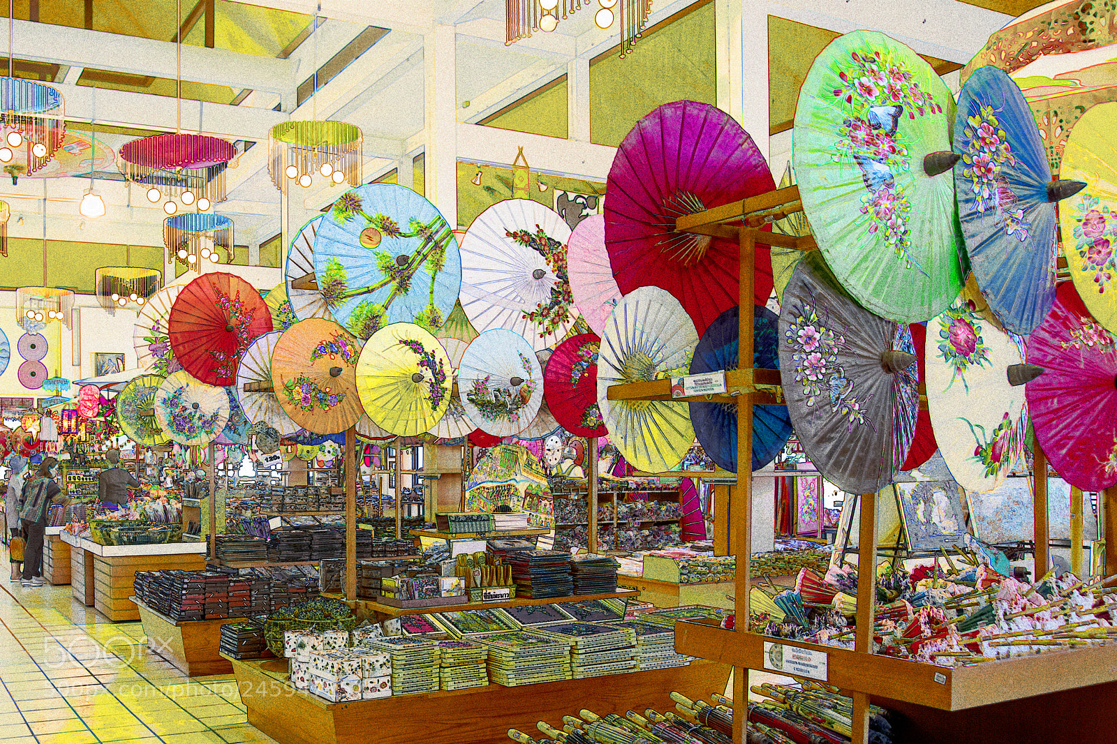 Nikon D850 sample photo. Umbrella making centre photography