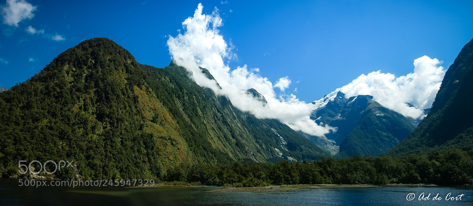 Sony Alpha DSLR-A350 sample photo. New zealand, milford sound photography