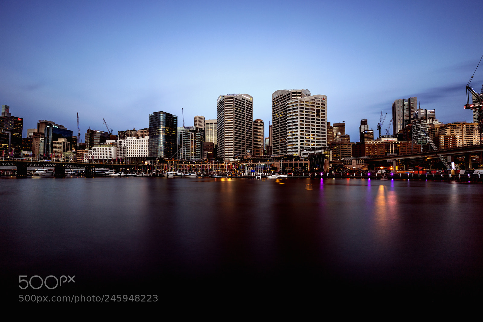 Canon EOS 6D Mark II sample photo. Darling harbour long exposure photography