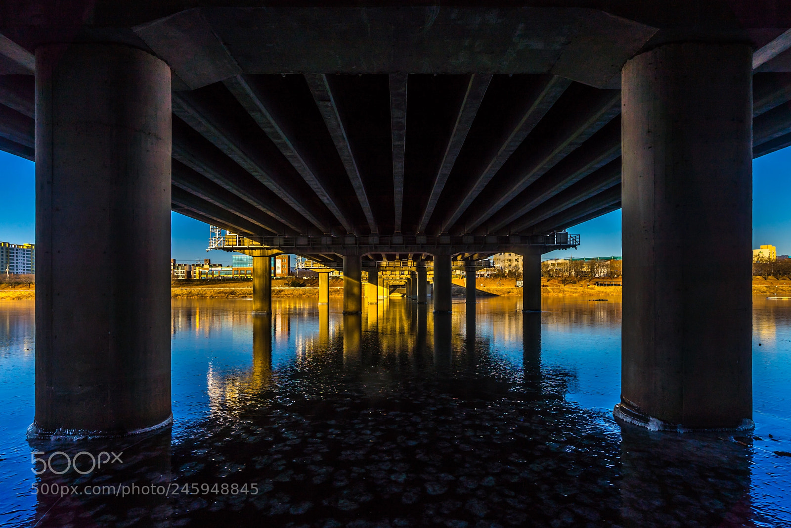 Sony a7 II sample photo. Under the ayang-ro bridge photography