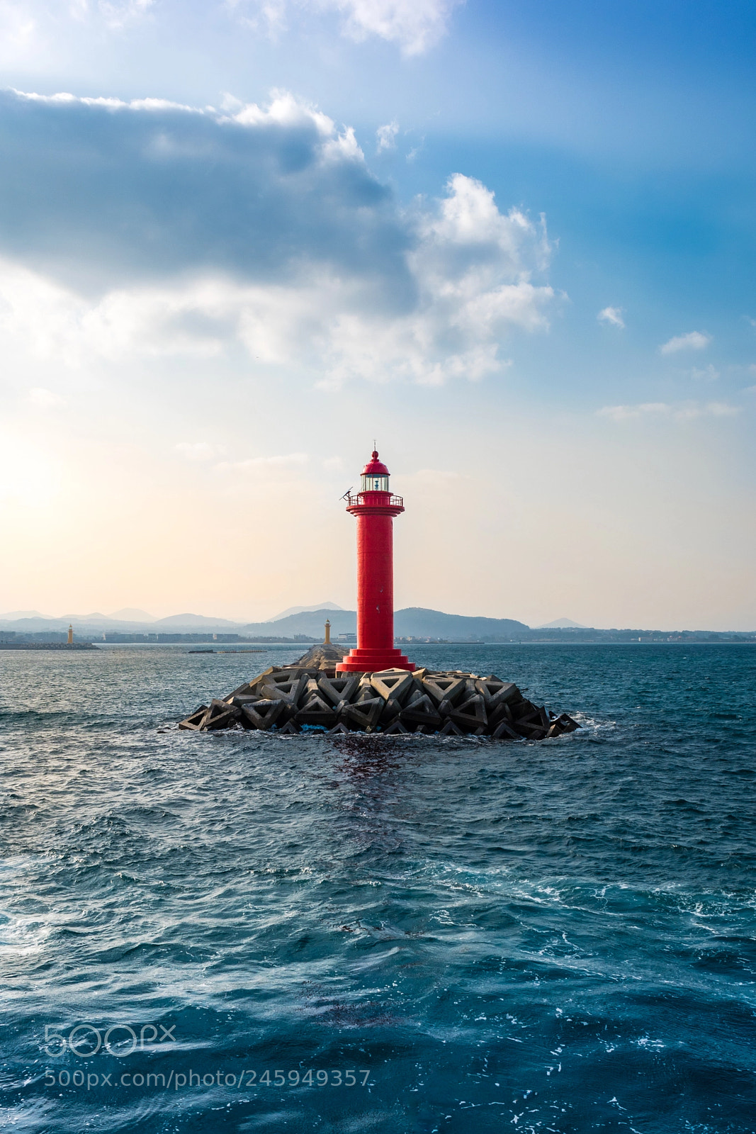 Nikon D5500 sample photo. Red lighthouse photography