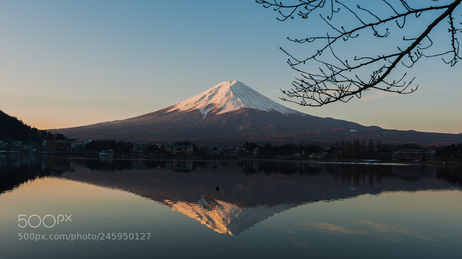 Nikon D700 sample photo. Sunrise fuji mountain photography